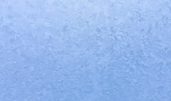 Beautiful Frosty Pattern Window Ice Pattern Banner Selective Focus — Stock Photo, Image