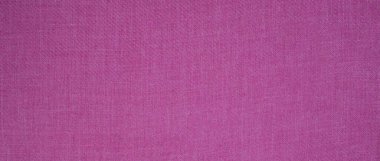 The texture of the cotton fabric is pink. Natural background. Banner. Top view. Copy space. Selective focus.