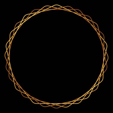 Altın dekoratif çerçeveler. Modern çerçeve kavramı. Sanat deco serisi sanat sınırları. Vektör lüks etiket tasarımı.