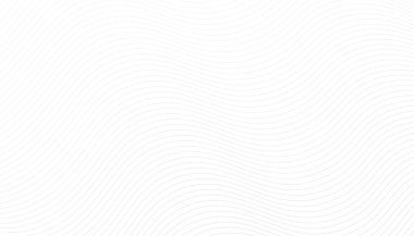 Soyut beyaz dalga çizgi desenli arka plan. Vektör çizimi. Minimalist stil kavramı.