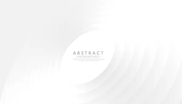 Fond Abstrait Cercle Blanc Luxe Illustration Vectorielle Concept Style Minimaliste — Image vectorielle