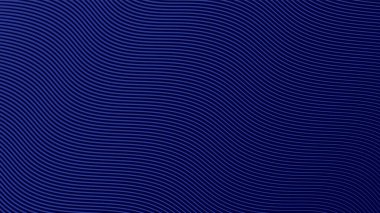 Soyut dalga desenli arka plan. Zarif mavi eğri kavramı. Tasarım için vektör illüstrasyonu. 