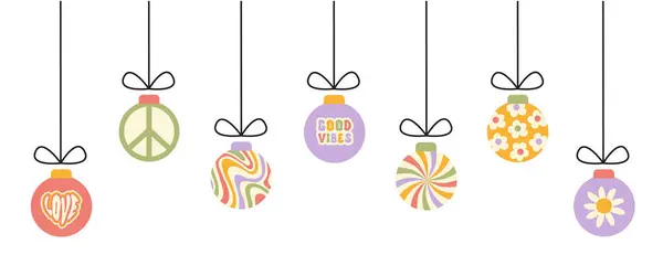 Gökkuşağı organik şekilli, 60 'lı, 70' li yıllarda yatay arka plan. Soyut, pürüzsüz desen. Moda vektör illüstrasyonu. Pastel renkler