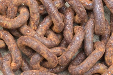 Zincir. Paslı zincirler birleşik lejyon.