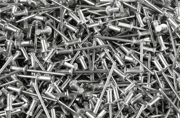 Blind Rivets Metallic Hardware Tool Equipment Background — Stock Photo, Image