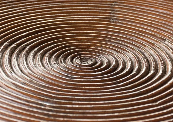 stock image This curve is due to roll rattan stick together and varnish. Focus on center.