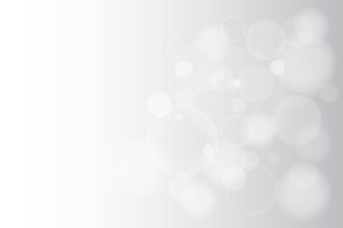 Bokeh lambalı beyaz soyut arkaplan 