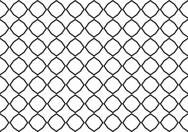 Siyah ve beyaz soyut desen, vektör illüstrasyonu