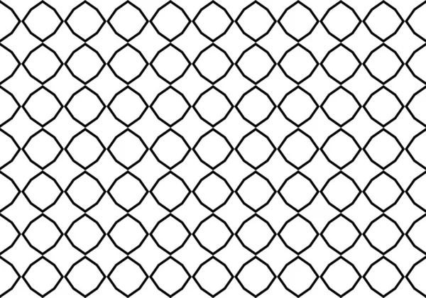 Schwarz Weiß Nahtlose Abstrakte Muster Vektorillustration — Stockvektor