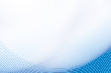 Soyut beyaz ve mavi renk, geometrik yuvarlak şekilli modern tasarım arka planı. Vektör illüstrasyonu.