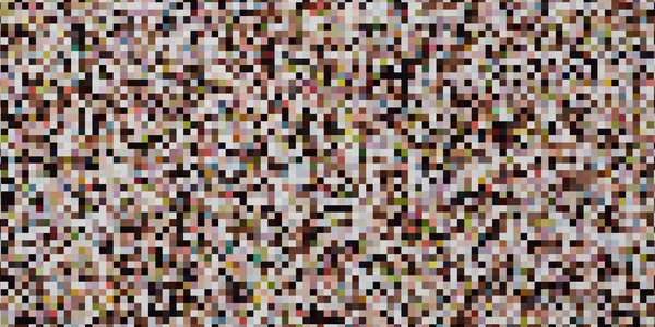 Abtrair Forma Retangular Colorido Padrão Bloco Mosaico Ilustração Render — Fotografia de Stock