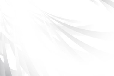 Soyut beyaz ve gri renk, geometrik yuvarlak şekilli modern tasarım çizgileri. Vektör illüstrasyonu.