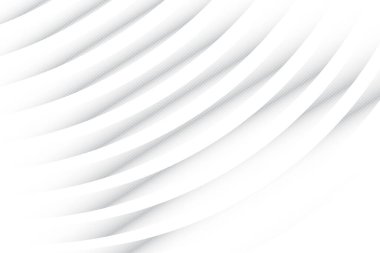 Soyut beyaz ve gri renkli, geometrik şekilli modern tasarım arka planı. Vektör illüstrasyonu.