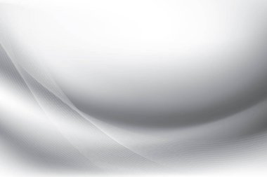Abstract  white and gray color, modern design stripes background with wave element. Vector illustration.