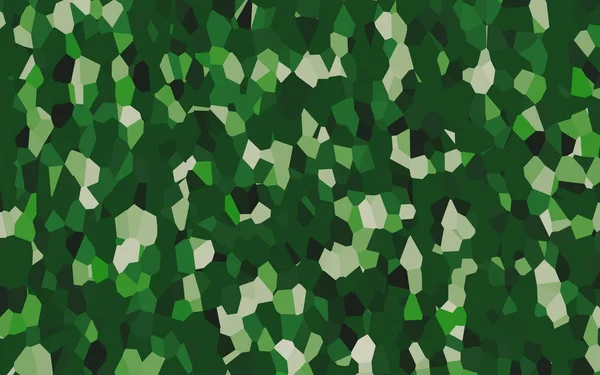 Bunter Abstrakter Hintergrund Mit Dunkelgrüner Und Weißer Oberfläche Polygonmuster Render — Stockfoto