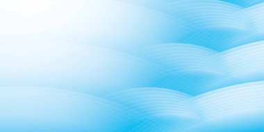 Soyut beyaz ve mavi renk, modern tasarım çizgili arka plan, dalgalı desen. Vektör illüstrasyonu.