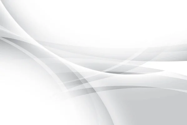 Soyut beyaz ve gri renk, geometrik yuvarlak şekilli modern tasarım çizgileri. Vektör illüstrasyonu.