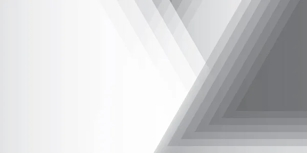 Abstraite Couleur Blanche Grise Fond Rayures Design Moderne Avec Forme — Image vectorielle
