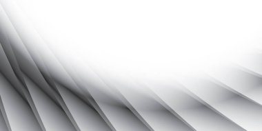 Soyut geometrik beyaz ve gri arkaplan. Vektör illüstrasyonu.