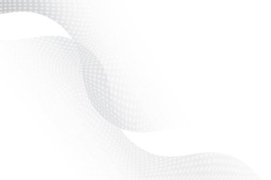 Soyut beyaz ve gri renk, geometrik yuvarlak şekilli modern tasarım çizgileri. Vektör illüstrasyonu.