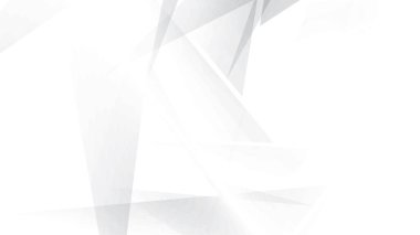 Soyut geometrik beyaz ve gri arkaplan. Vektör illüstrasyonu.