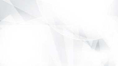 Soyut geometrik beyaz ve gri arkaplan. Vektör illüstrasyonu.