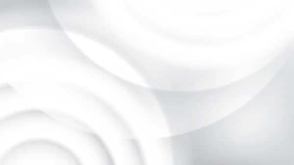 Абстрактний Білий Сірий Кольоровий Фон Геометричною Круглою Формою Векторні Ілюстрації — стоковий вектор