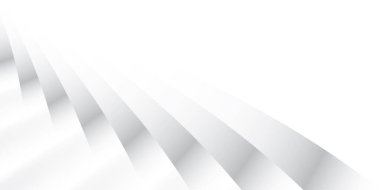 Geometrik yuvarlak şekilli soyut beyaz ve gri arkaplan. Vektör illüstrasyonu.