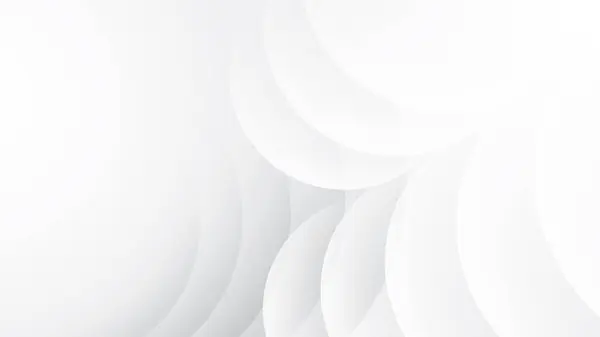 Fondo Abstracto Color Blanco Gris Con Forma Redonda Geométrica Ilustración — Vector de stock