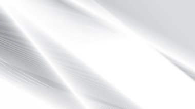 Soyut beyaz ve gri renk, modern tasarım çizgili arka plan gradyan desenli. Vektör illüstrasyonu.