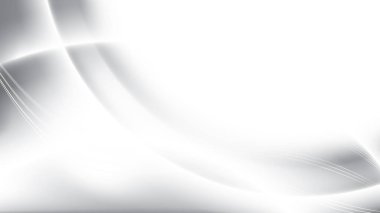 Soyut beyaz ve gri renk, geometrik yuvarlak şekilli modern tasarım çizgileri. Vektör illüstrasyonu.