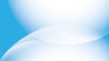 Yuvarlak şekilli soyut geometrik beyaz ve mavi arkaplan. Vektör illüstrasyonu.