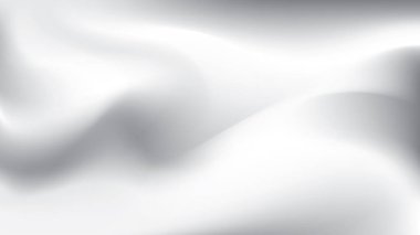 Soyut beyaz ve gri renk gradyan arkaplanı. Vektör illüstrasyonu.