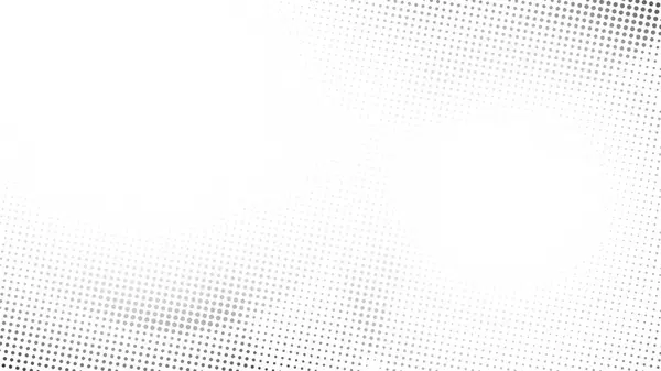 Abstraktní Bílé Šedé Pozadí Polotónem Efektu Tečka Vzor Vektorová Ilustrace — Stockový vektor