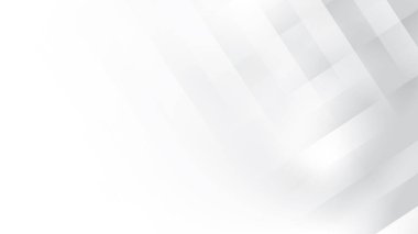 Soyut beyaz ve gri renk, modern tasarım çizgileri dikdörtgen şekilli arka plan. Vektör illüstrasyonu.