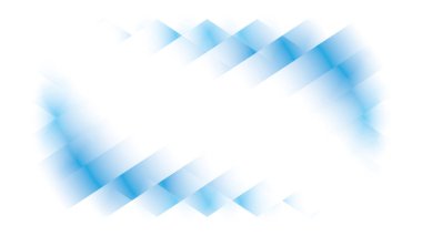 Soyut beyaz ve mavi renk, dikdörtgen şekilli modern tasarım çizgileri. Vektör illüstrasyonu.