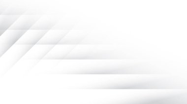 Soyut beyaz ve gri renk, eşkenar dörtgen şekilli modern tasarım çizgileri ve düz çizgiler. Vektör illüstrasyonu.