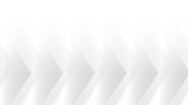 Soyut beyaz ve gri renk, modern tasarım çizgileri geometrik şekilli arka plan. Vektör illüstrasyonu.