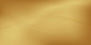 Altın soyut bulanık arkaplan dalgalı çizgiler desenli. Vektör illüstrasyonu.