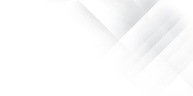 Soyut geometrik beyaz ve gri renk, modern tasarım çizgileri arka plan. Vektör illüstrasyonu.