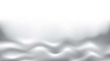 Soyut beyaz ve gri eğimli arka plan, dalga deseni. Vektör illüstrasyonu.