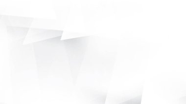 Soyut beyaz ve gri renk, modern tasarım çizgileri geometrik şekilli arka plan. Vektör illüstrasyonu.