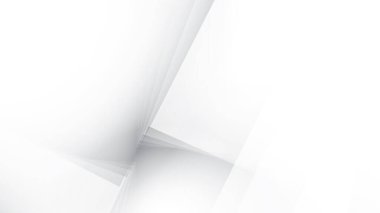 Soyut geometrik beyaz ve gri renk, modern tasarım çizgileri arka plan. Vektör illüstrasyonu.