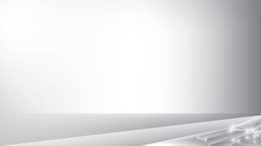 Soyut beyaz ve gri renk, modern tasarım çizgili arka plan çokgen desenli. Vektör illüstrasyonu.