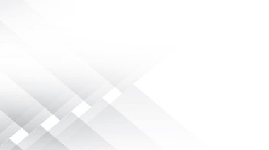 Soyut beyaz ve gri renk, modern tasarım çizgili arka plan geometrik şekil ve düz çizgiler. Vektör illüstrasyonu.