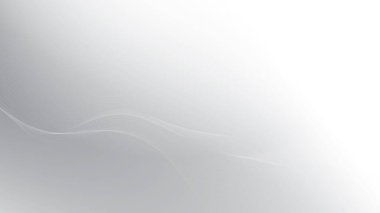 Soyut beyaz ve gri renk, modern tasarım çizgili arka plan eğri çizgileri, dalgalı desen. Vektör illüstrasyonu.