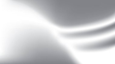 Soyut beyaz ve gri eğimli arkaplan. Vektör illüstrasyonu.