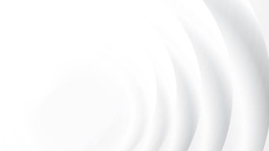 Soyut beyaz ve gri renk, eğri çizgileri olan modern tasarım çizgileri. Vektör illüstrasyonu.