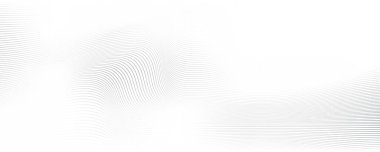 Soyut beyaz ve gri renk, eğri çizgileri olan modern tasarım çizgileri. Vektör illüstrasyonu.