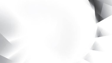 Soyut beyaz ve gri renk, modern tasarım çizgileri geometrik şekilli arka plan. Vektör illüstrasyonu.